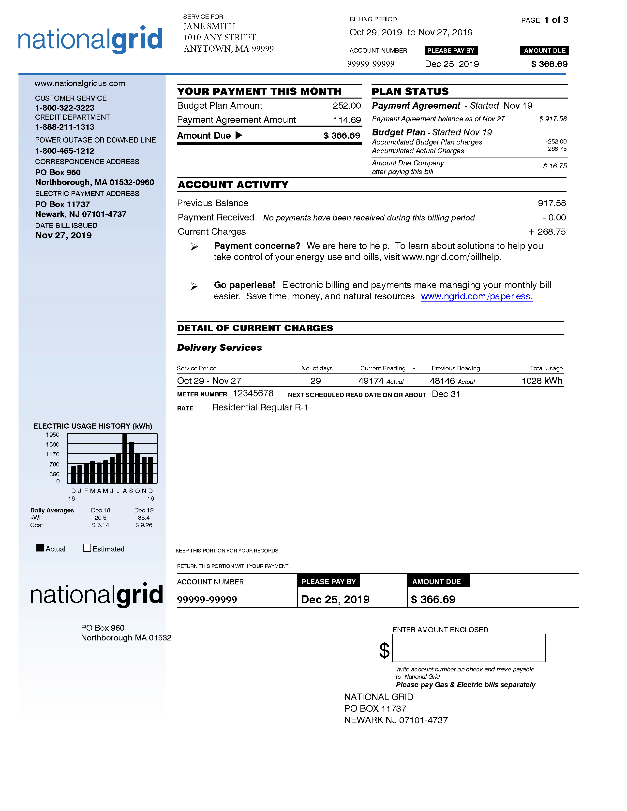 Understanding Our Bills and Charges | National Grid