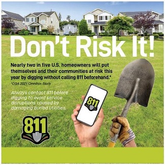 USA North 811  Call 811 Before You Dig