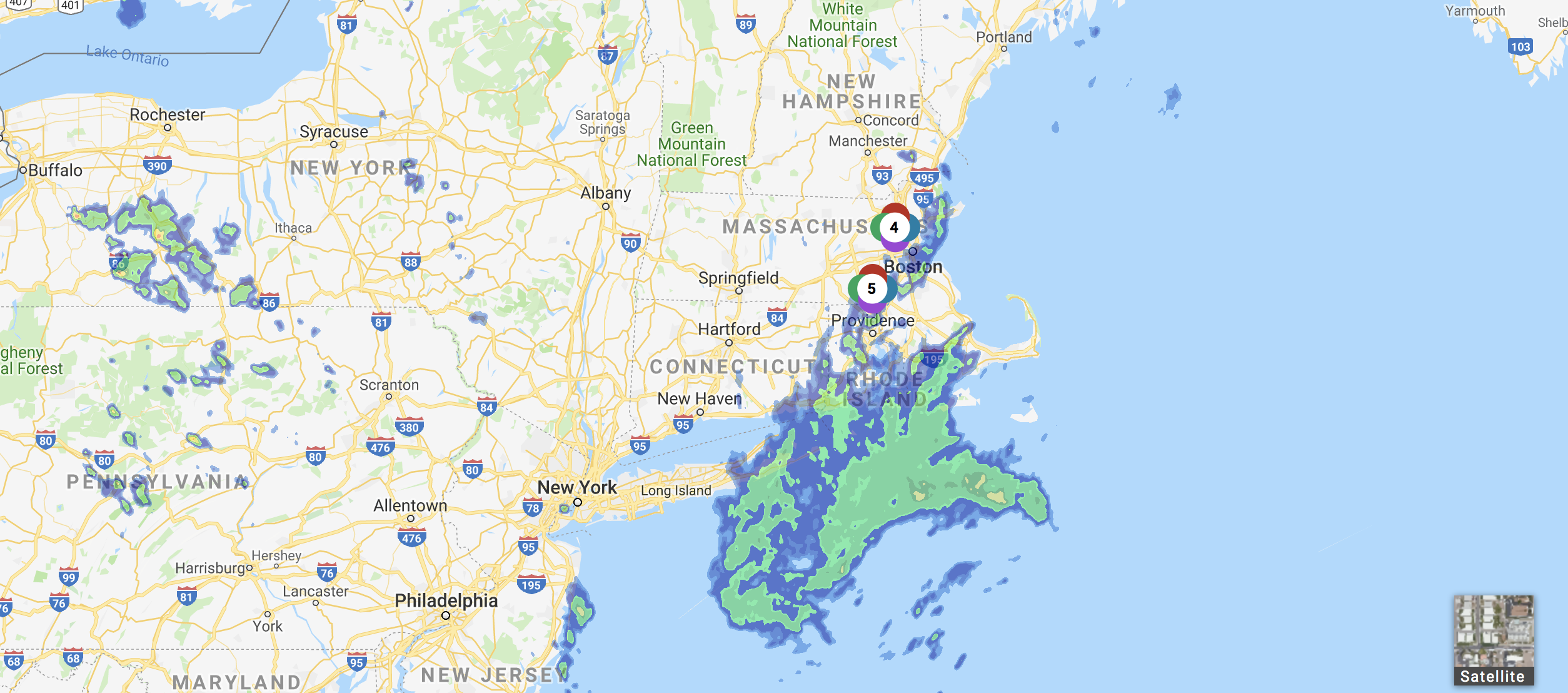 New York Power Outage Map Map