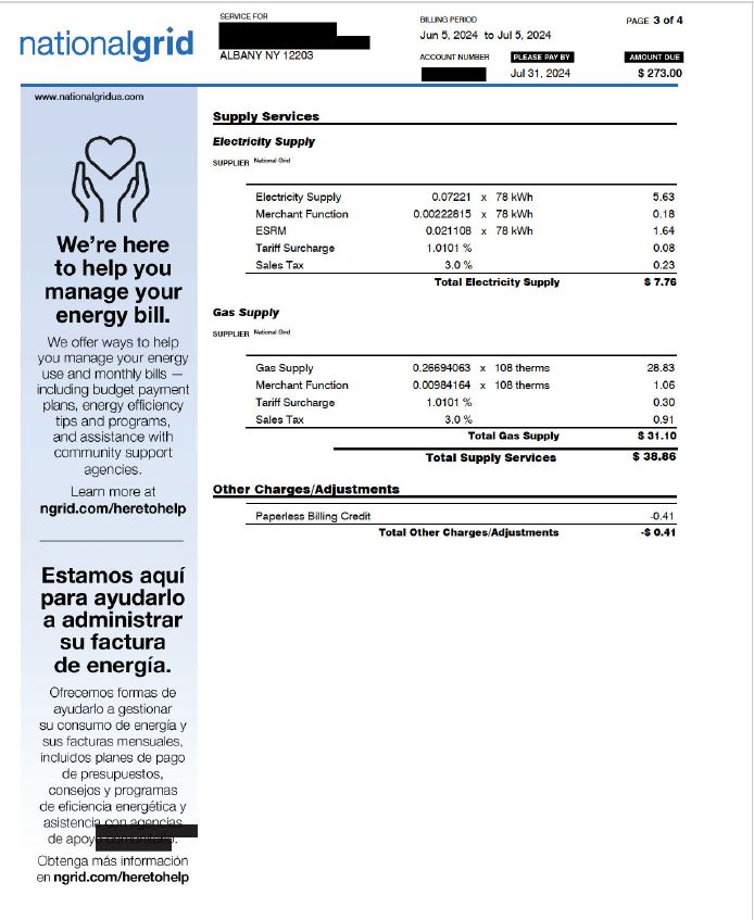 Budget Electric Bill - Page 3