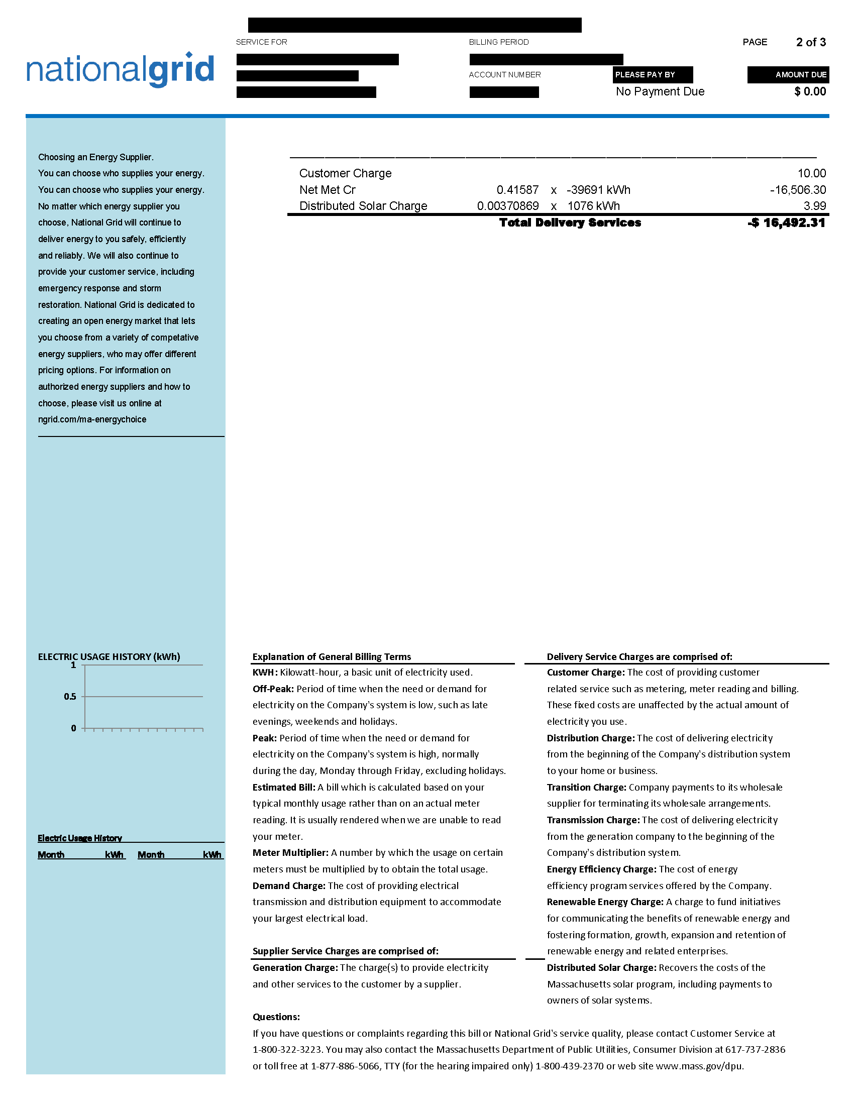 MA SMART Market Net Metering Standalone - Page Two