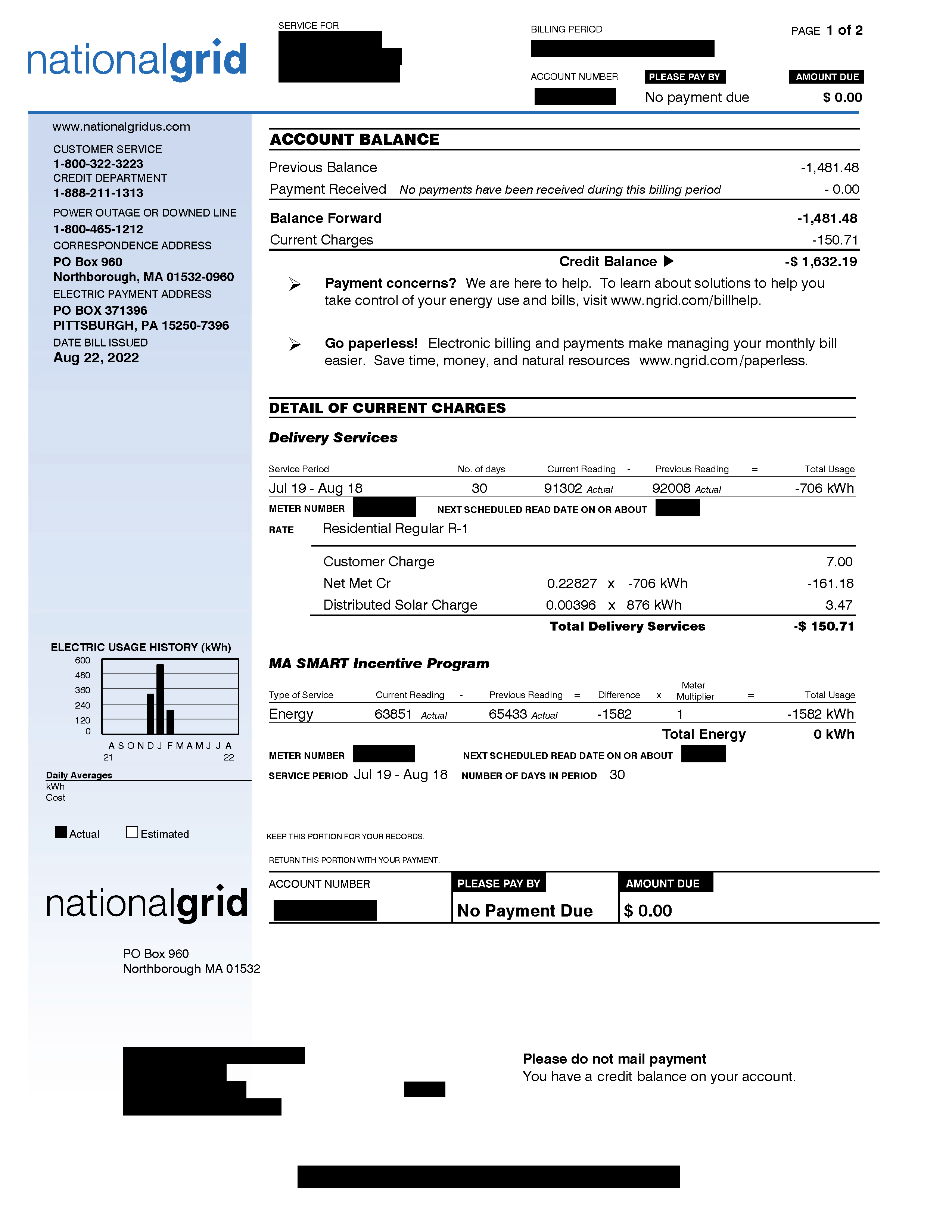SMART Net Metering Bill - Page One